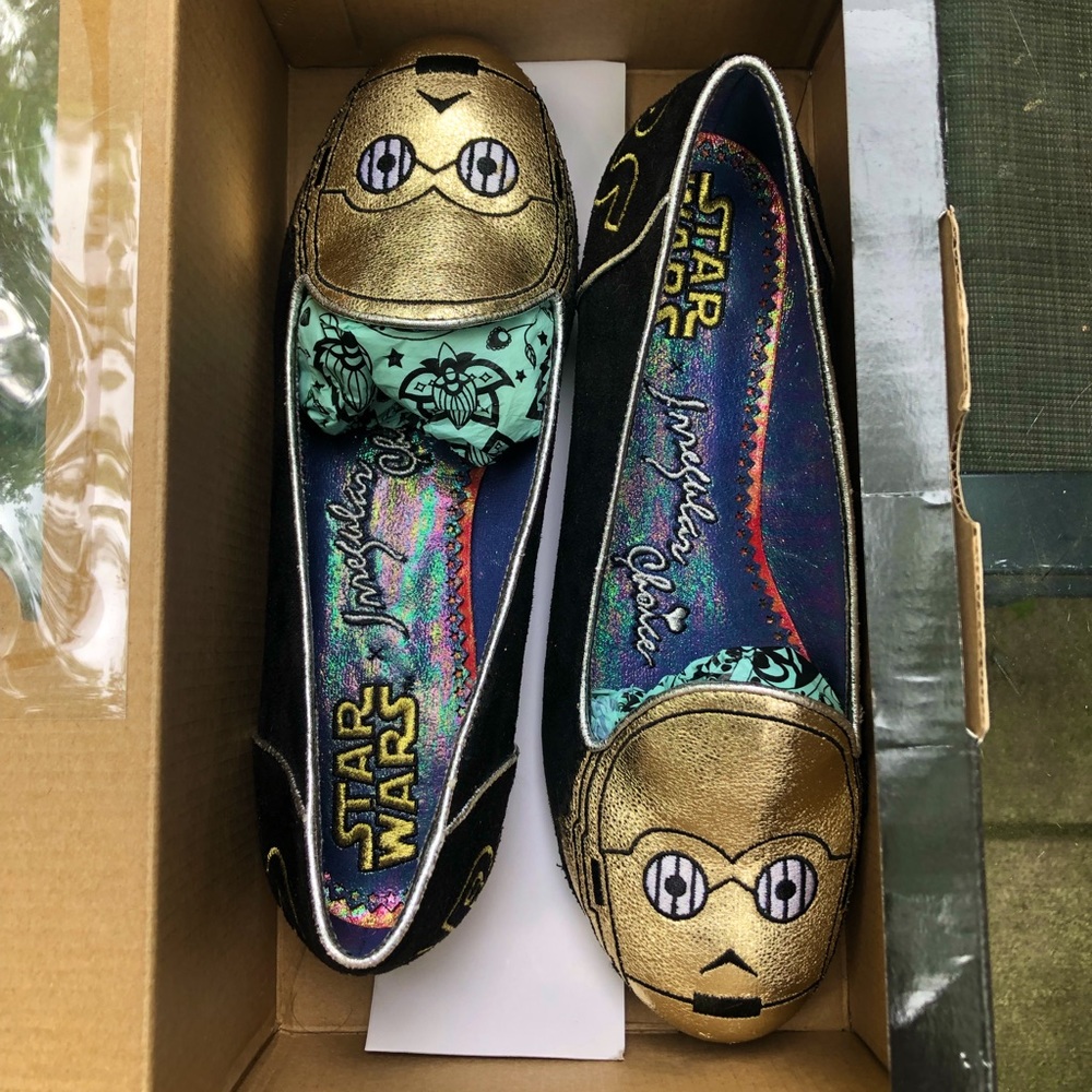 Star Wars Irregular Choice C3PO Flats - Limited Edition